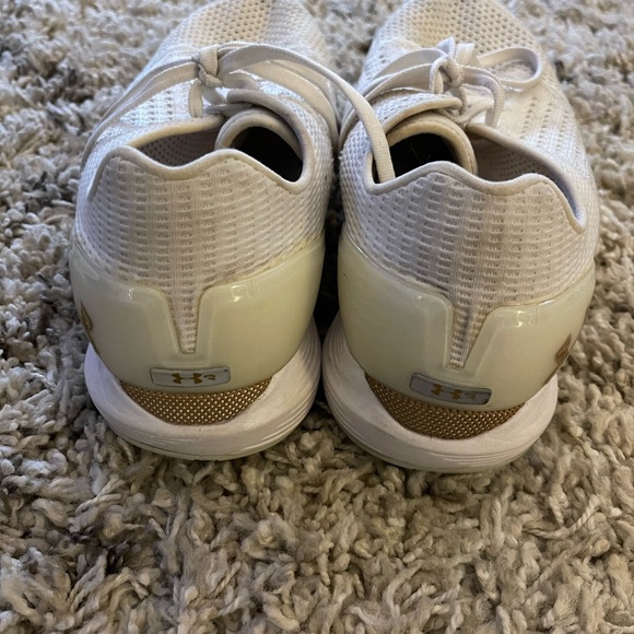 Under Armour White HOVR Tennis Shoe - Picture 2 of 3